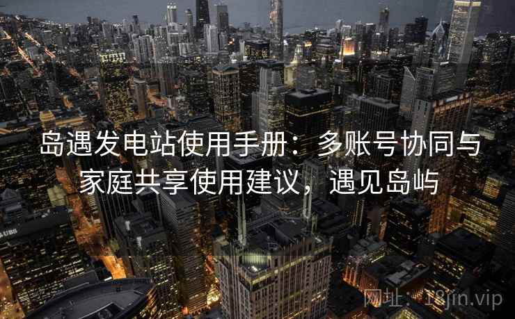 岛遇发电站使用手册：多账号协同与家庭共享使用建议，遇见岛屿