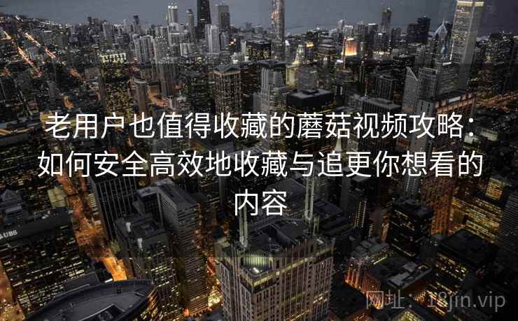 老用户也值得收藏的蘑菇视频攻略：如何安全高效地收藏与追更你想看的内容