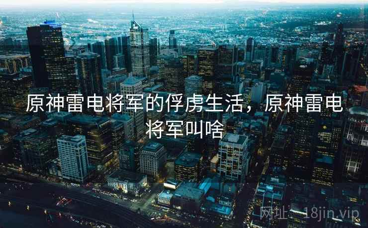原神雷电将军的俘虏生活，原神雷电将军叫啥