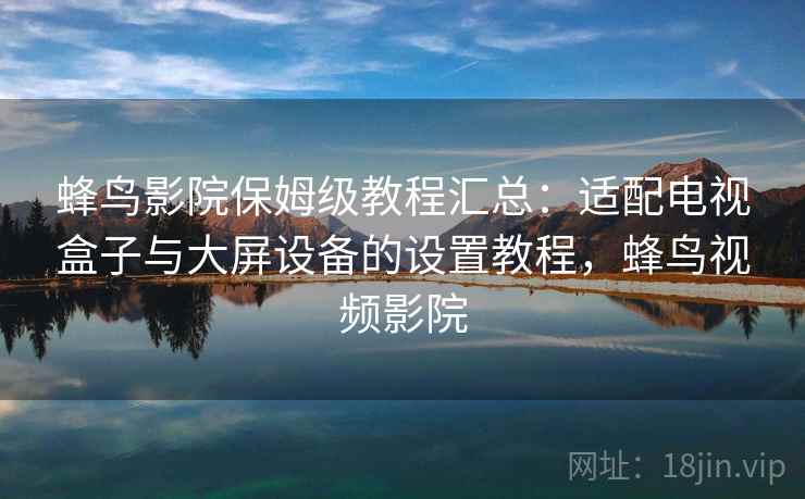 蜂鸟影院保姆级教程汇总：适配电视盒子与大屏设备的设置教程，蜂鸟视频影院