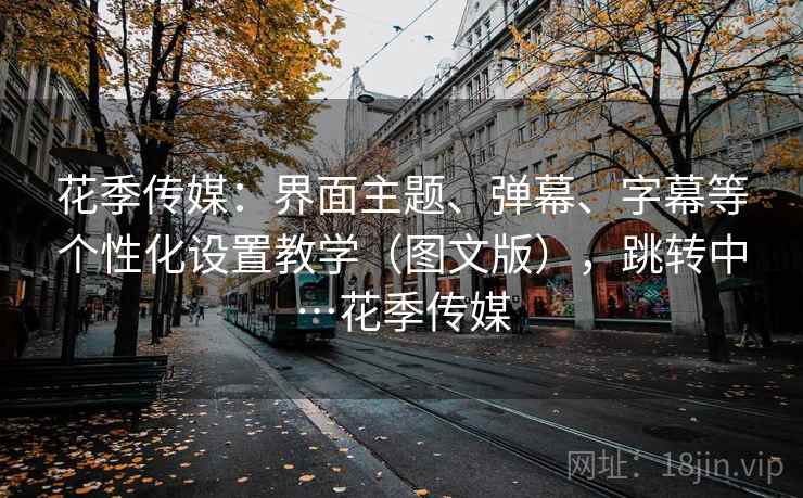 花季传媒：界面主题、弹幕、字幕等个性化设置教学（图文版），跳转中…花季传媒