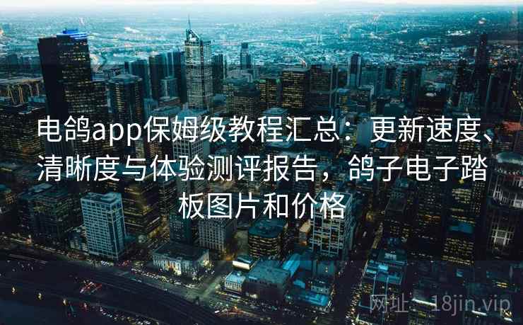 电鸽app保姆级教程汇总：更新速度、清晰度与体验测评报告，鸽子电子踏板图片和价格