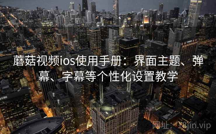 蘑菇视频ios使用手册：界面主题、弹幕、字幕等个性化设置教学