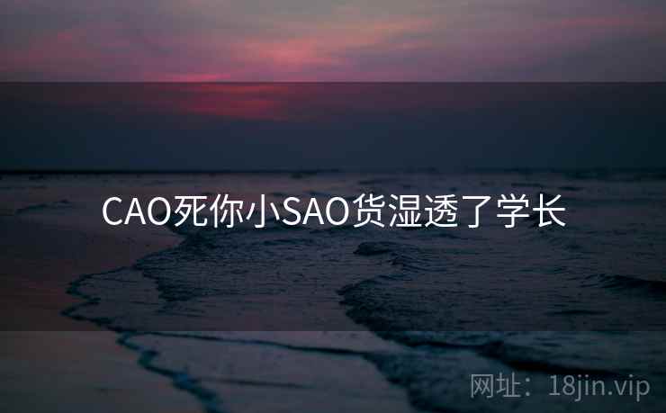 CAO死你小SAO货湿透了学长 CAO死你小SAO货湿透了学长