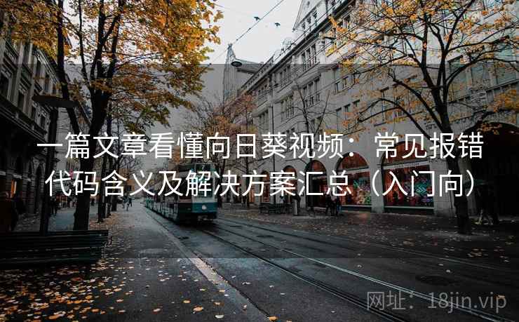 一篇文章看懂向日葵视频:常见报错代码含义及解决方案汇总(入门向) 一篇文章看懂向日葵视频:常见报错代码含义及解决方案汇总(入门向)