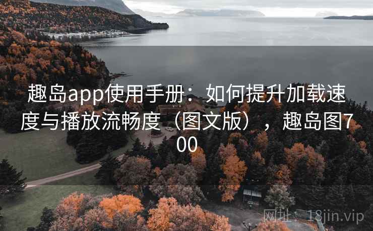 趣岛app使用手册:如何提升加载速度与播放流畅度(图文版),趣岛图700 趣岛app使用手册:如何提升加载速度与播放流畅度(图文版),趣岛图700
